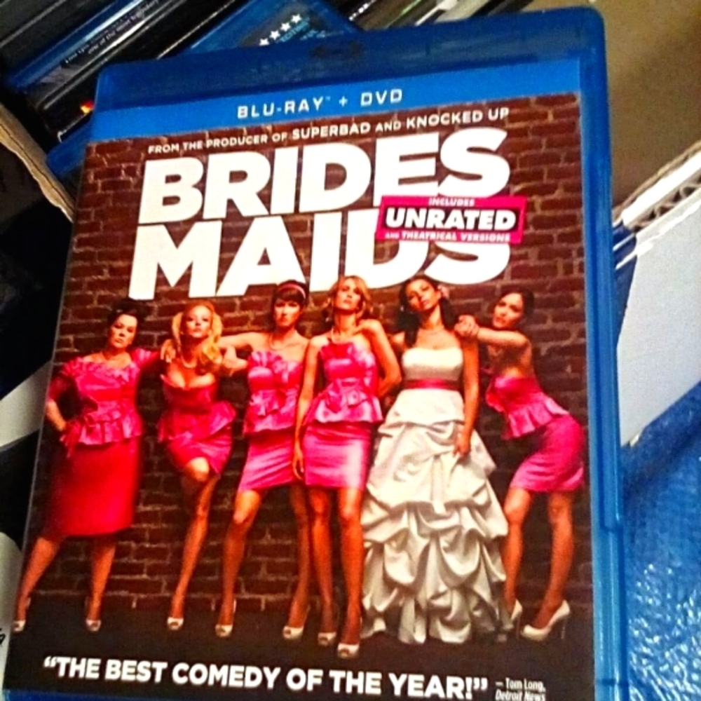 Bridesmaids Comedy DVD Blue ray